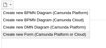 Create new Camunda Form file